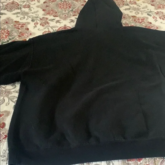 Black message hoodie- Unisex - Picture 7 of 7